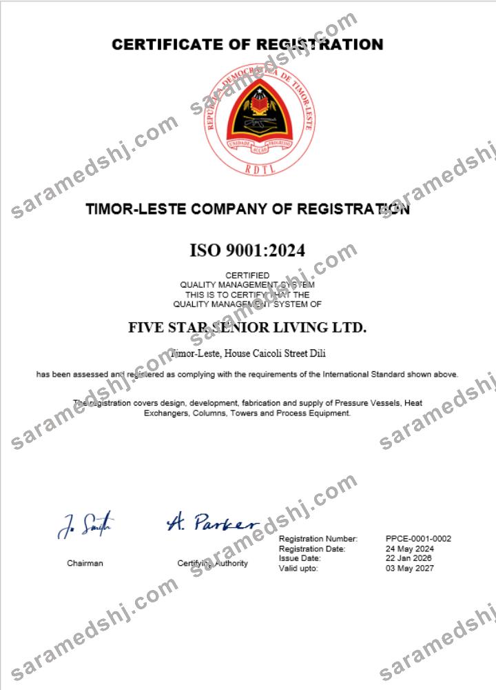 Timor-Leste business registration certificate Word and PDF template